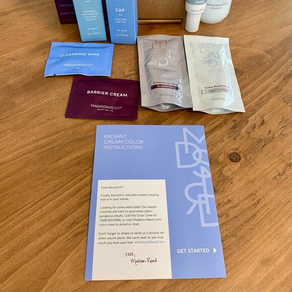 Madison Reed Radiant Hair Color Kit 6.5NNA Sondrio Brown NEW Cream Color - Picture 2 of 7